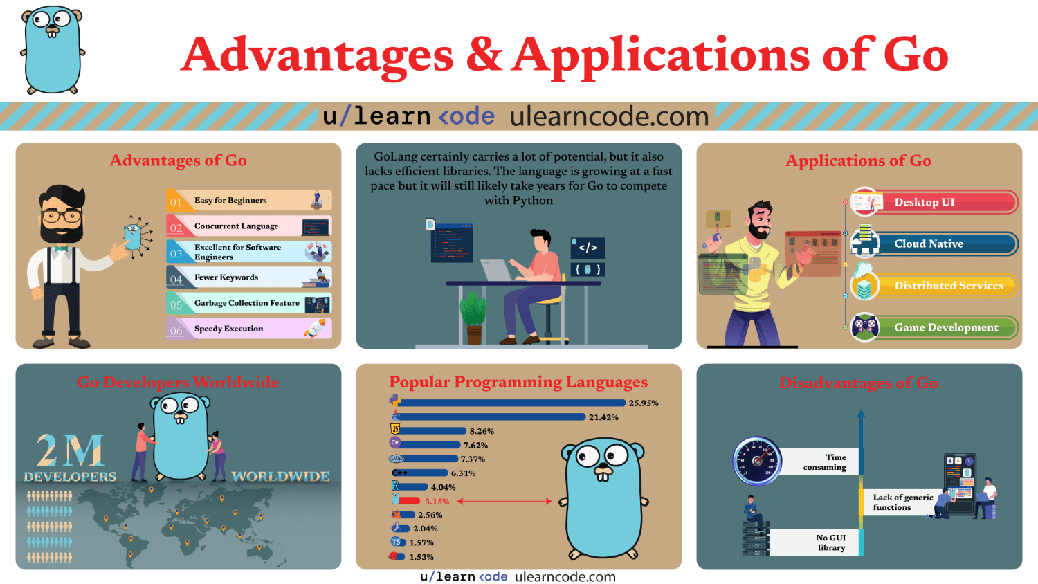 why learn Go (infographics)