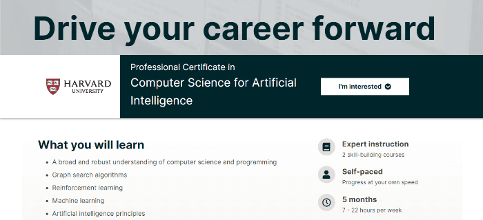 best AI course