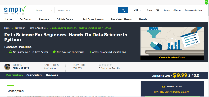 best data science course
